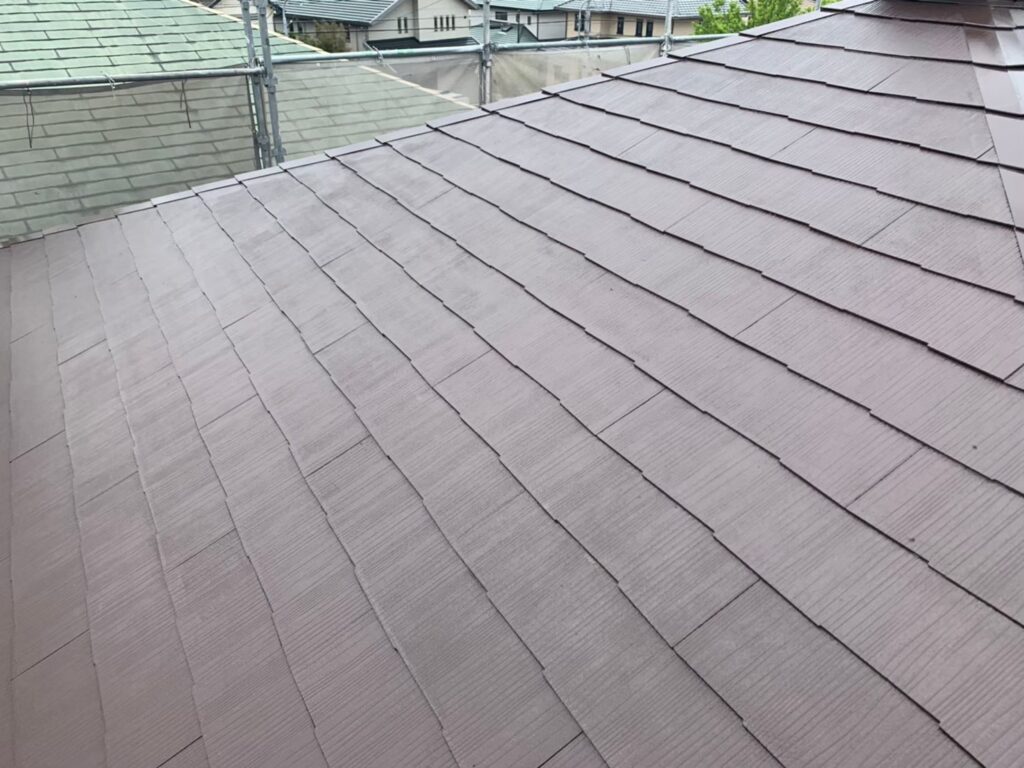 屋根上塗り　施工完了2